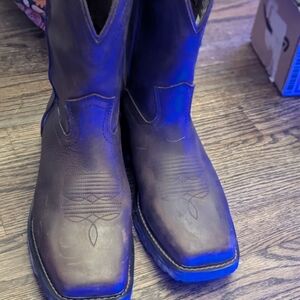 Justin Boots Dark Brown Sz 10D